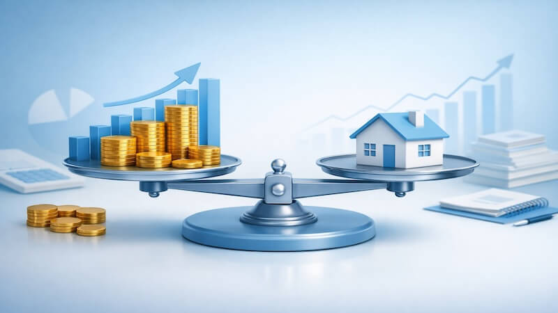 Masada dizüstü bilgisayar, hesap makinesi ve not defteri ile bütçe planlaması yapan bir kişinin elleri.